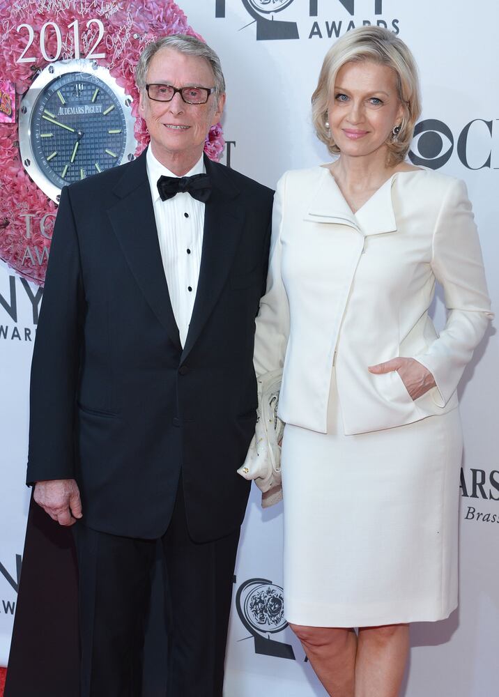 Former Good Morning America anchor Diane Sawyer and husband Mike Nichols