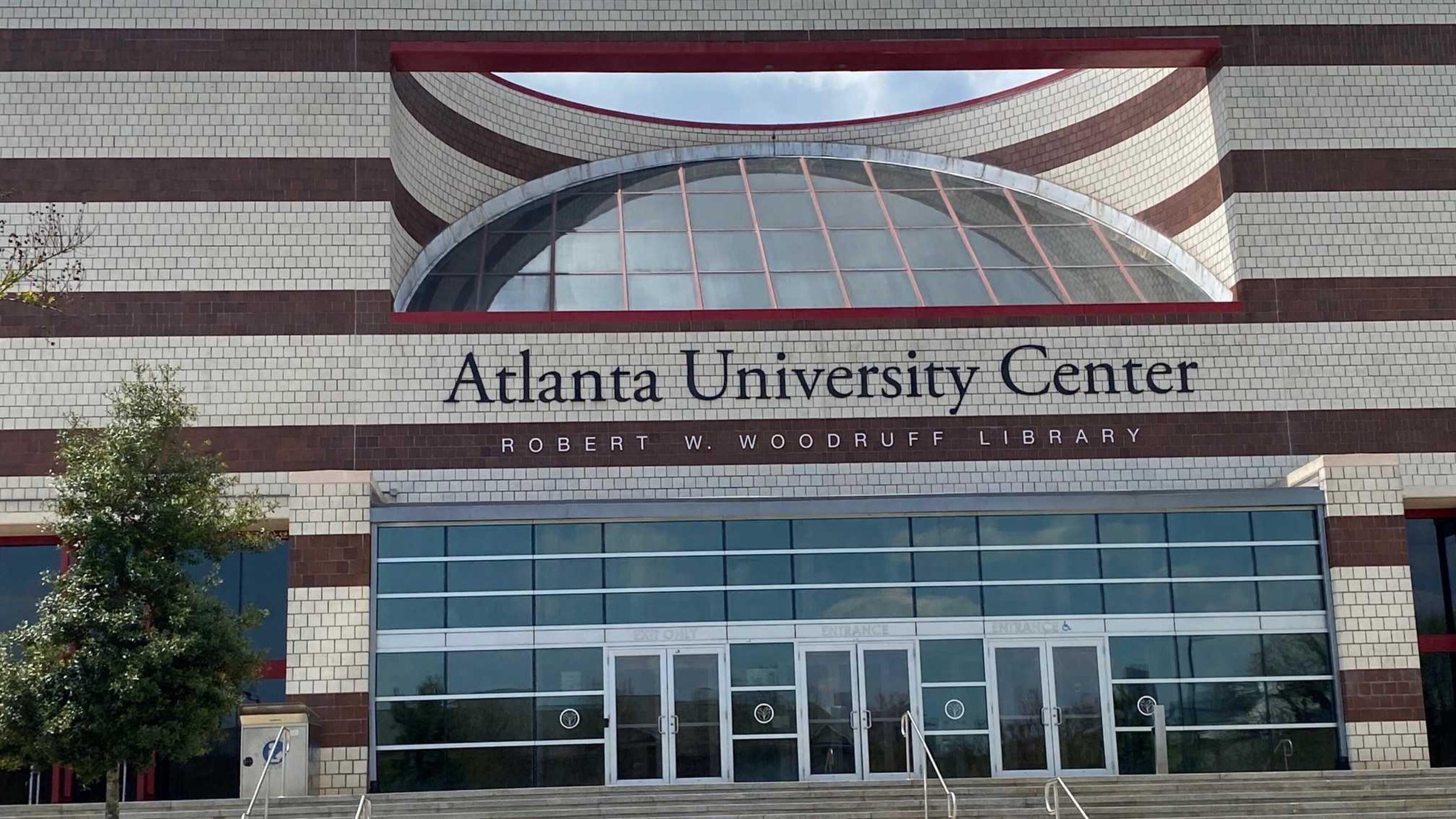 The Robert W. Woodruff Library, near Clark Atlanta University, is a primary location for Atlanta University Center students to study and some events. (AJC File)