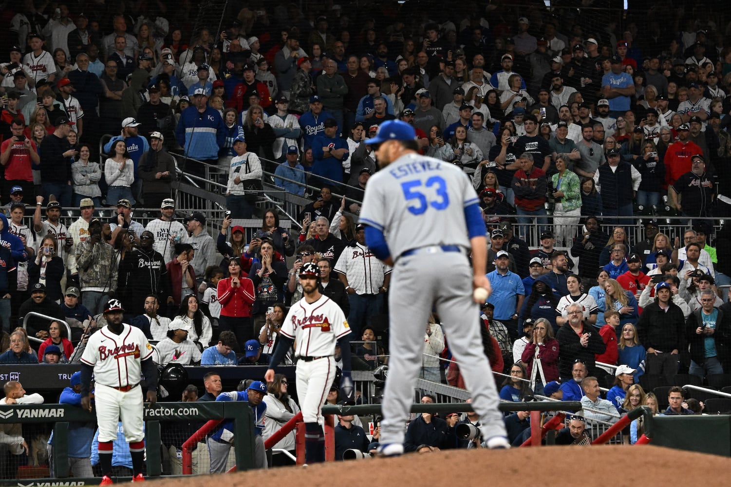Game 2 of Atlanta Braves vs Kansas City Royals