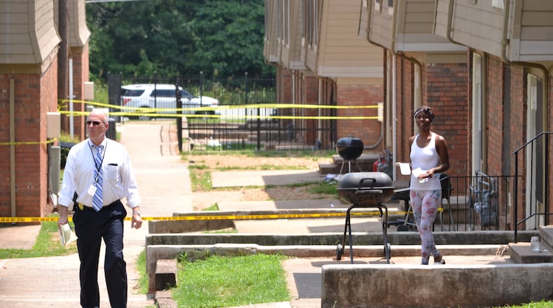 Atlanta police are investigating the Monday fatal shooting of a man at the Forest Cove Apartments in southeast Atlanta. DANIEL FUNKE/DANIEL.FUNKE@COXINC.COM