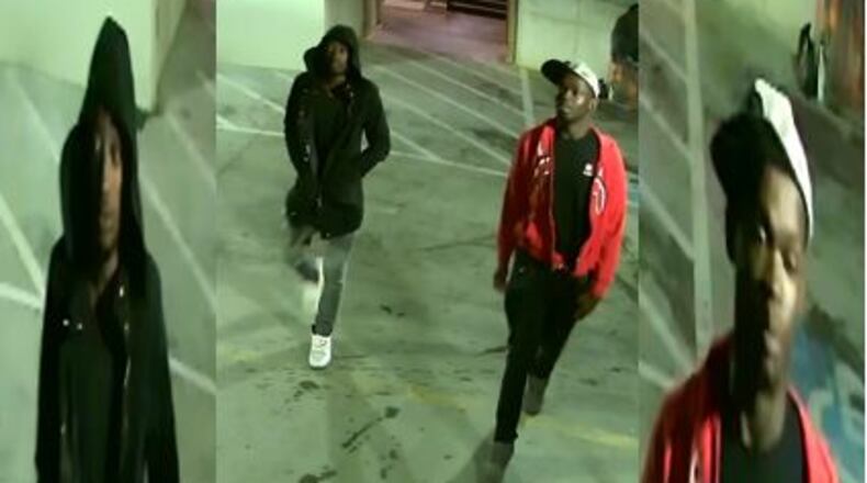 Police are asking anyone who recognizes the men from the video to come forward.