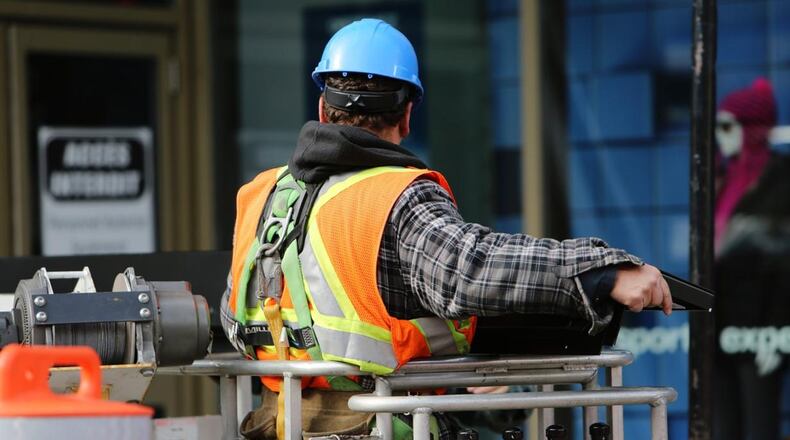 An industrial worker was killed in Miami on Saturday.