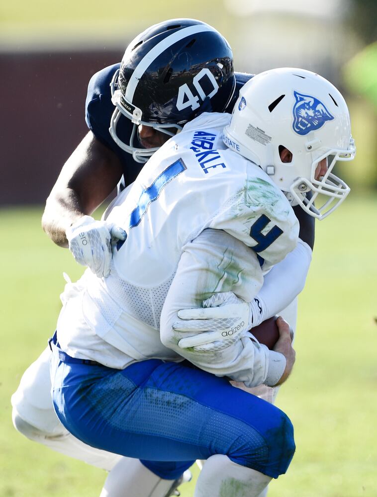 Georgia State Panthers upset Georgia Southern Eagles, 34-7