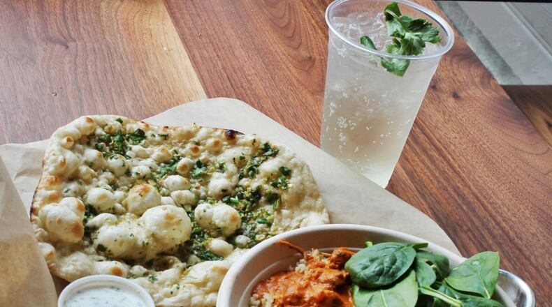 A plate from NaanStop at Atlantic Station