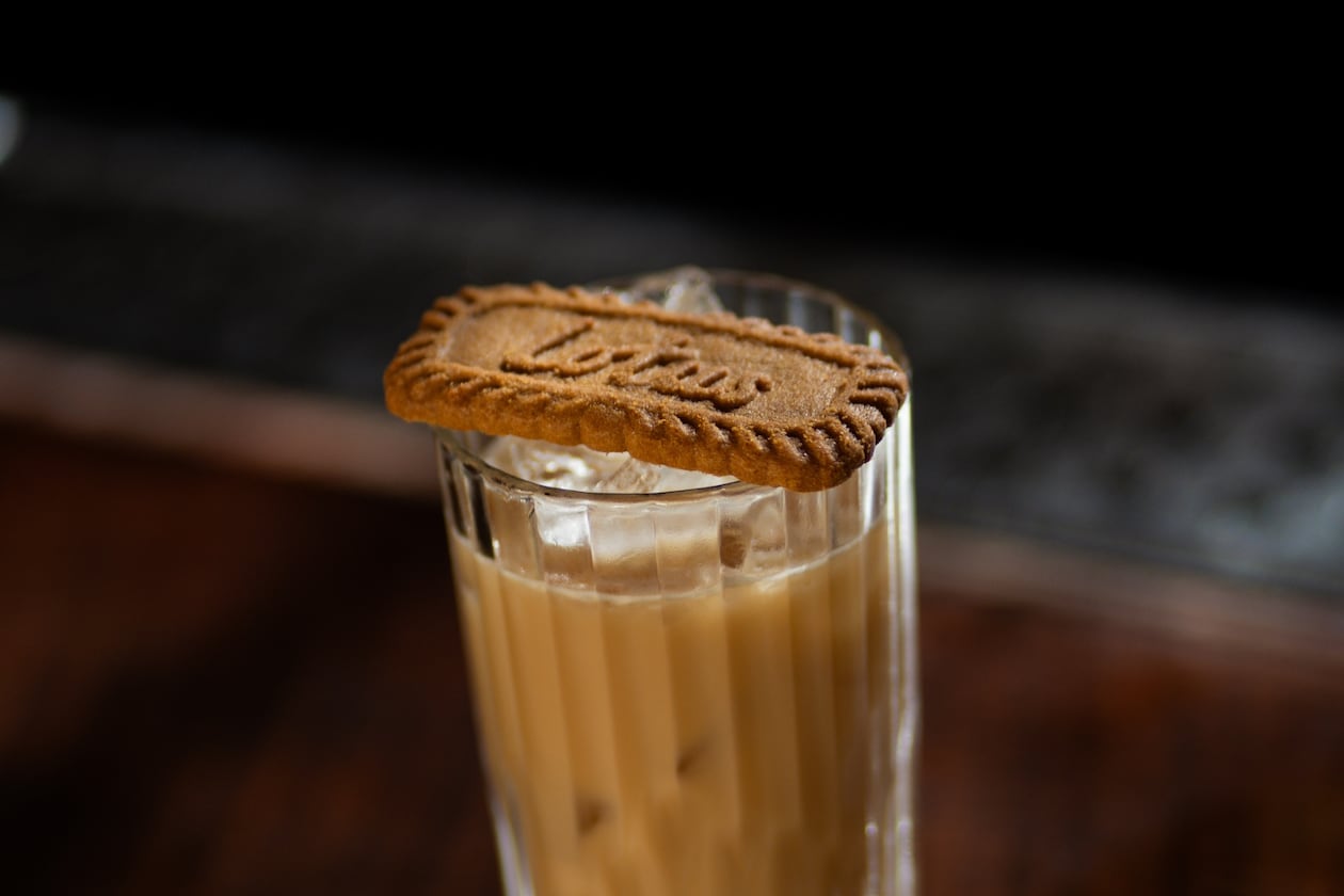 The Third Door’s chai latte cocktail was created by Jonatan Ruiz, the Marietta speakeasy's beverage manager. (Courtesy of The Third Door/The Duo Photography & Video)