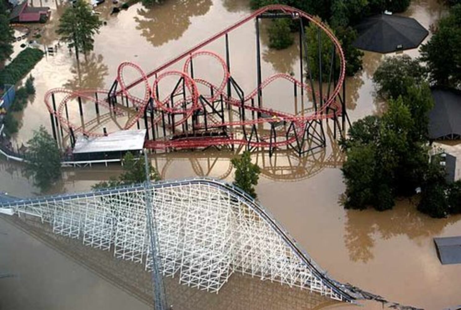 Atlanta flooding: Aerial photos
