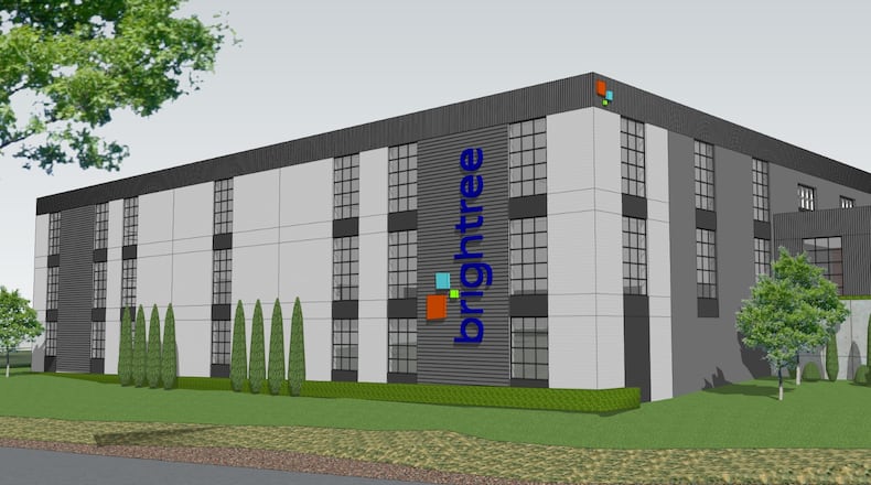 The former Honeywell office and warehouse space in Suwanee’s Technology Park is being redeveloped. Brightree, LLC, a software company, will occupy 60,500 square feet of the redevelopment project. (Courtesy Peachtree Corners)
