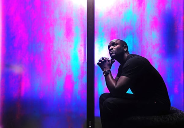 Akon's stolen Range Rover was later recovered in Forest Park. (Pouya Dianat/AJC)