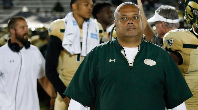 Former Grayson head coach Christian Hunnicutt is now the new head coach at Villa Rica. (Casey Sykes/Special to the AJC)