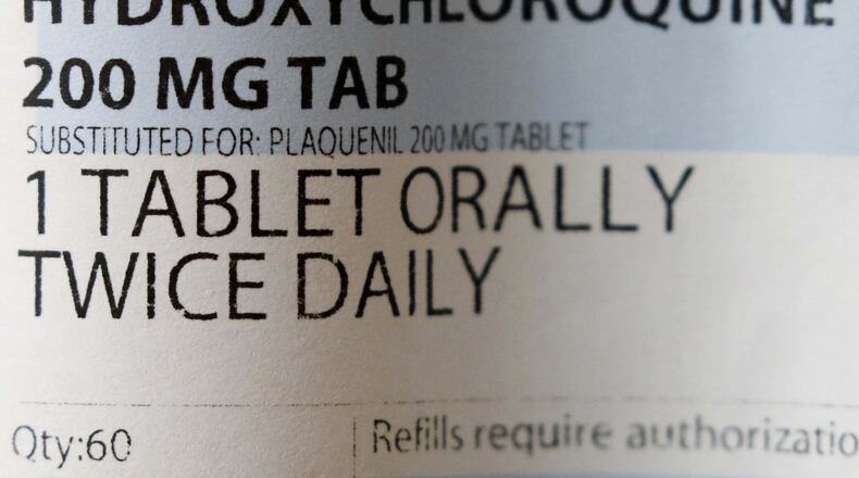 One of the drugs that some are advocating be used, or quickly researched for use, against coronavirus. AP