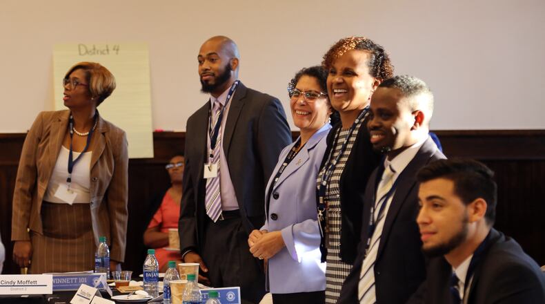 Members of the Fall 2019 Gwinnett 101 Citizens Academy begin orientation. Applications for the 2021 spring class are be accepted now. (Courtesy Gwinnett County)