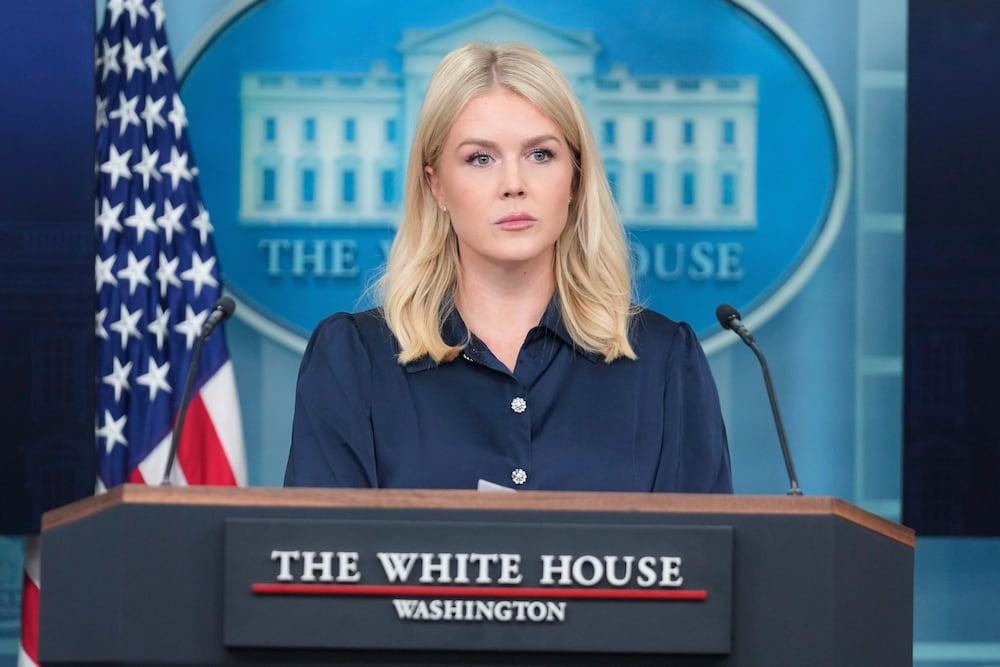 Karoline Leavitt is the White House press secretary.