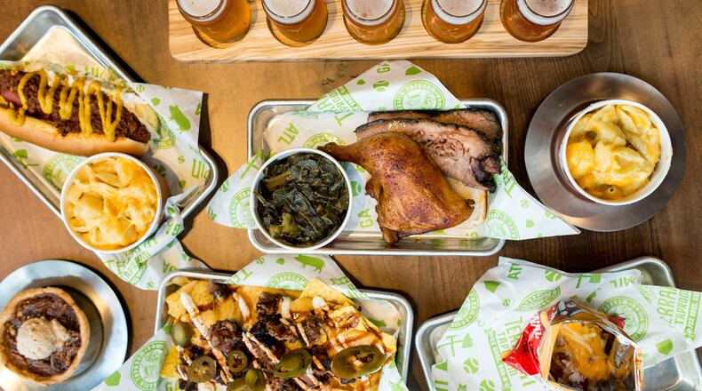 Terrapin Taproom serves Fox Bros. Bar-B-Q favorites. Photo credit- Mia Yakel.