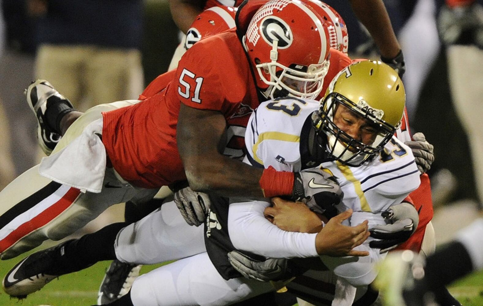 2010 - Georgia 42, Georgia Tech 34