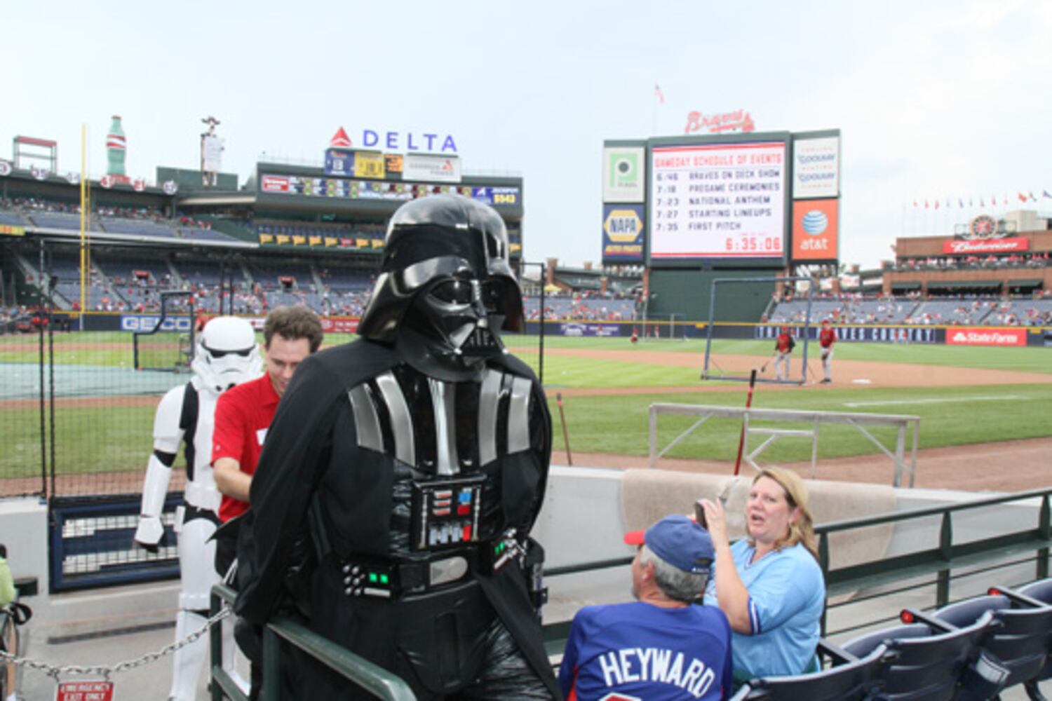 Star Wars night at Turner Field