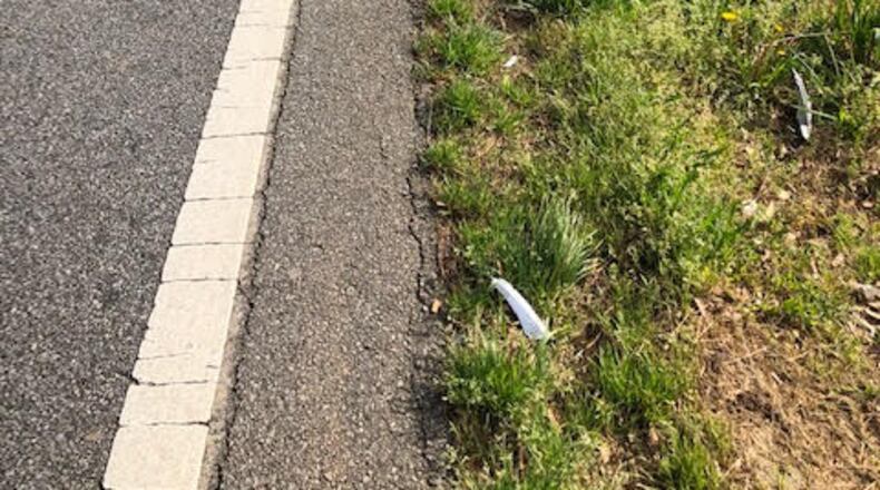 Scott Danos hopes this pothole will soon be fixed.