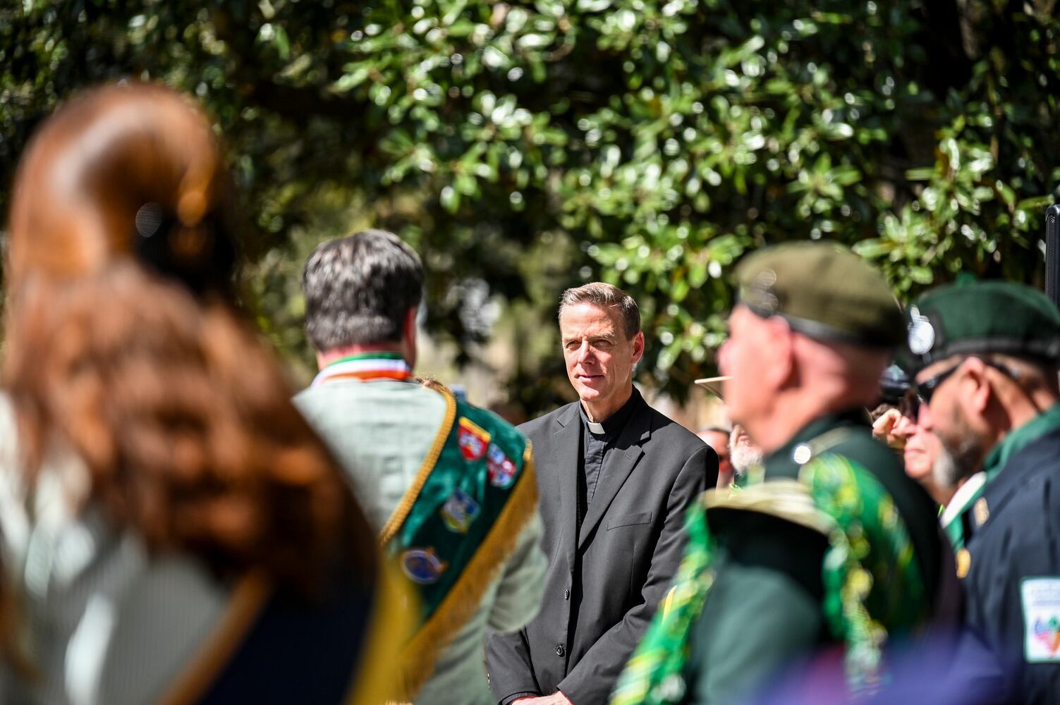 Greening of Forsyth Park Fountain