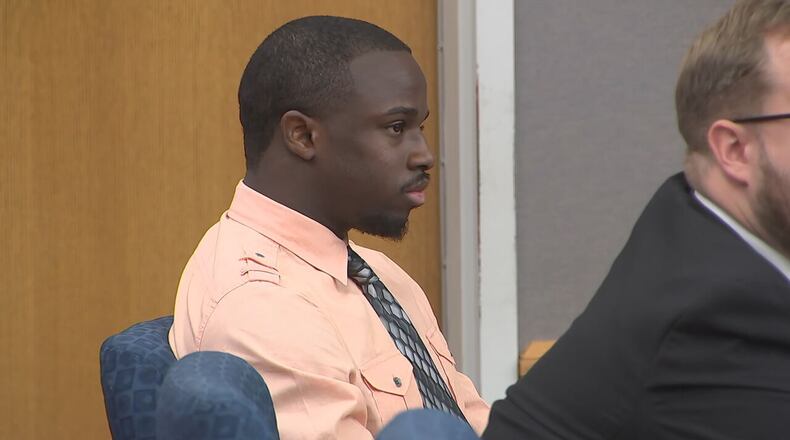 Miles Bryant listens to opening statements. Bryant is charged with murder and kidnapping in the death of 16-year-old Susana Morales.