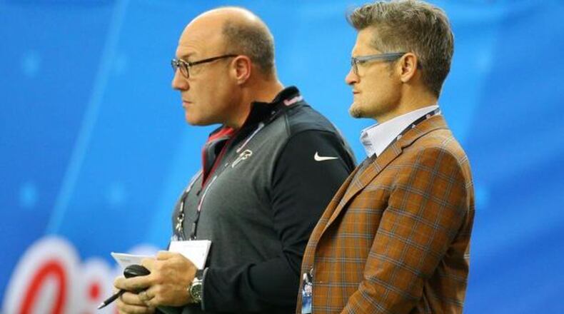 Scott Pioli will now overseeing scouting for Falcons but remains under Thomas Dimitroff. (Curtis Compton, AJC)