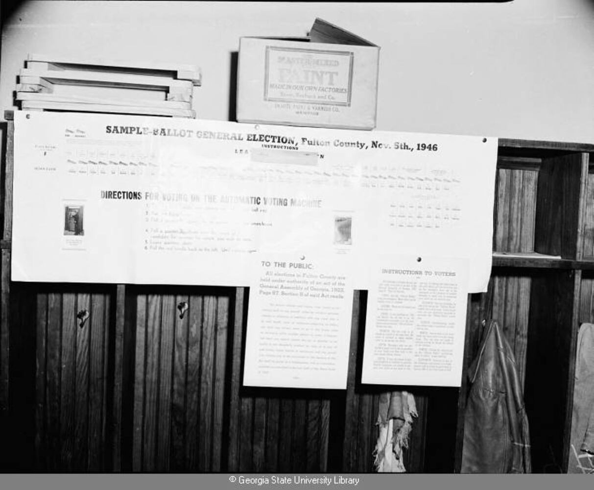 Flashback Photos: A look at voting in Georgia