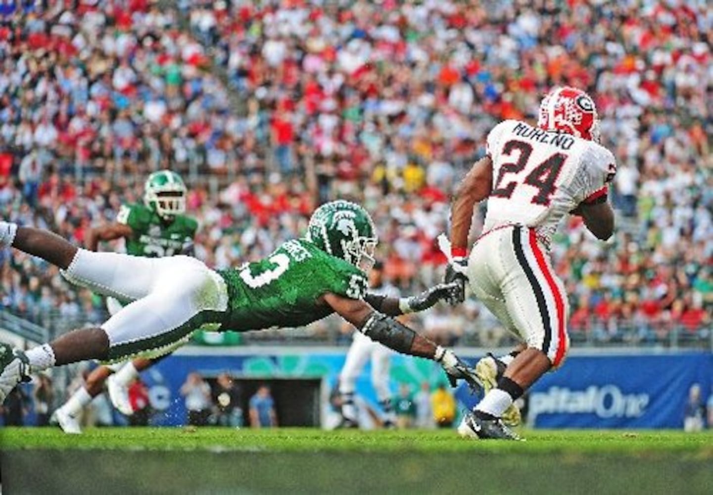 Knowshon Moreno's UGA career