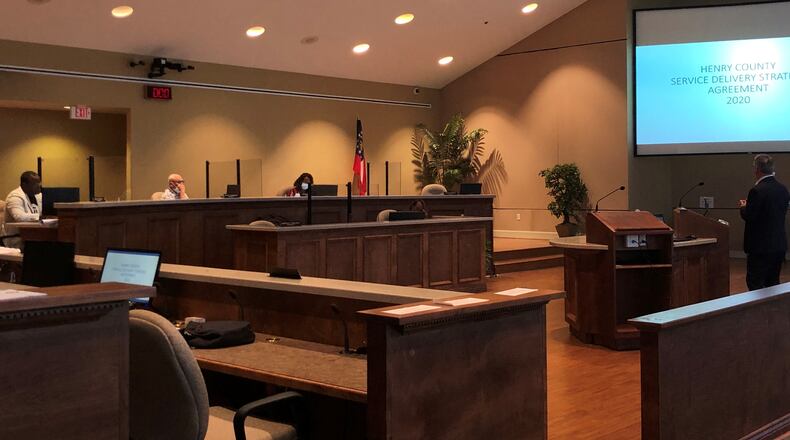 Henry County will hold its Tuesday evening commission meeting virtually because of growing COVID-19 infections in the south metro Atlanta community.