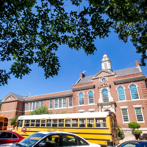 DeKalb County School District officials were exploring whether it made more sense to build a brand new Druid Hills High at a different location. (Jenni Girtman for The Atlanta Journal-Constitution)