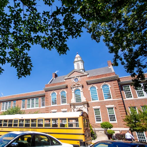 DeKalb County School District officials were exploring whether it made more sense to build a brand new Druid Hills High at a different location. (Jenni Girtman for The Atlanta Journal-Constitution)