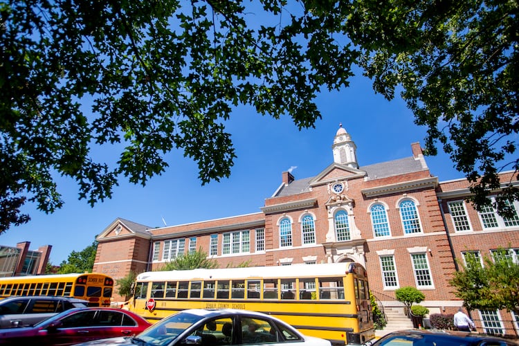 DeKalb County School District officials were exploring whether it made more sense to build a brand new Druid Hills High at a different location. (Jenni Girtman for The Atlanta Journal-Constitution)