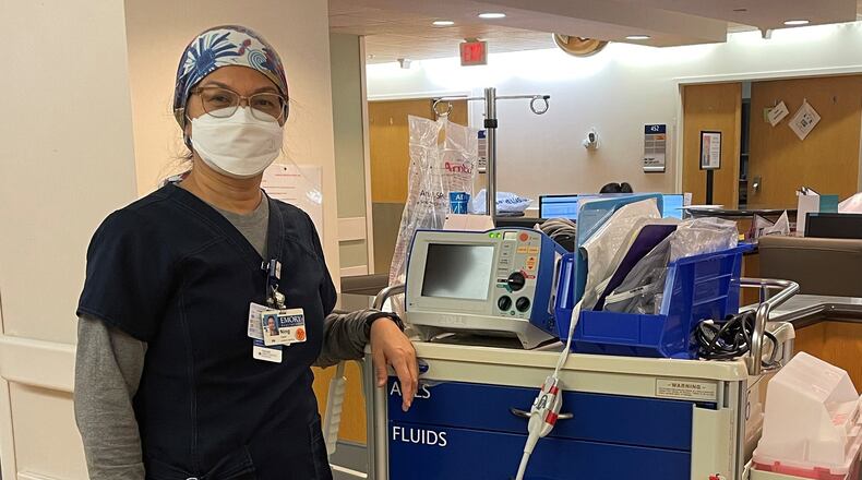 Ning Carter, a nurse on the Rapid Response Team at Emory Saint Joseph's Hospital. Photo courtesy Emory Saint Joseph's