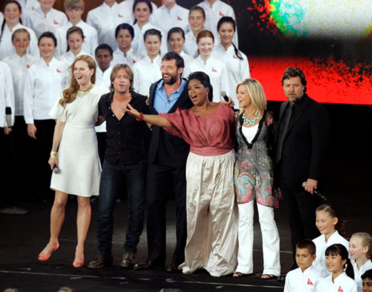 Oprah on the road in Australia