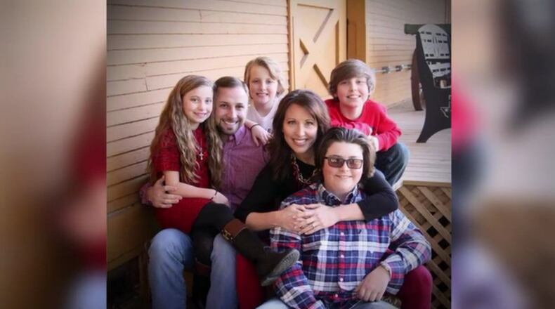 This photo of the Dinger family was provided to WFXG.