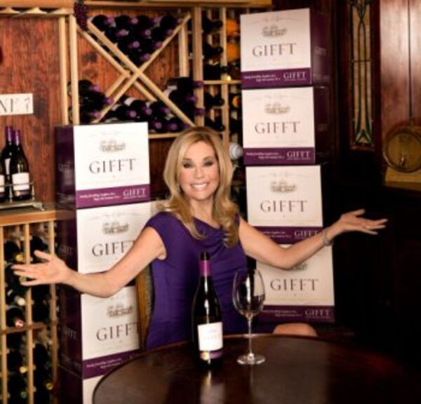 Kathy Lee Gifford unpretentiously sips wine on The Today Show with her co-host Hoda Kotb.