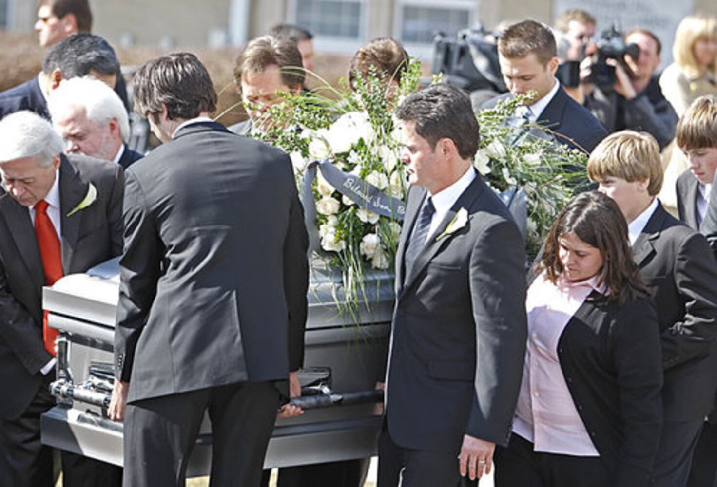 The funeral for Marie Osmond's son