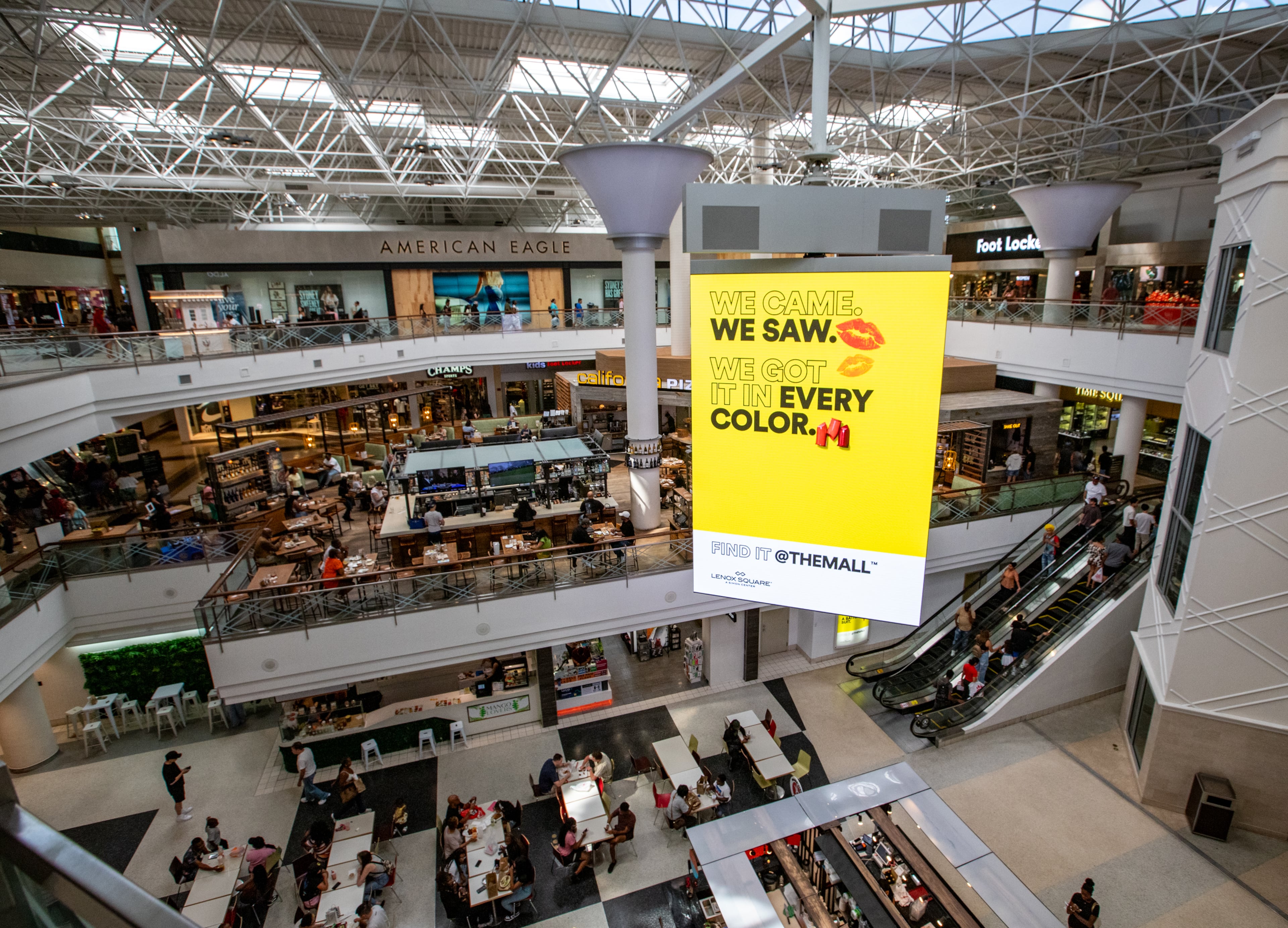 “We’ve been really focusing on keeping the malls relevant,” said David Vinehout, vice president of leasing at Lenox Square (pictured) and its Buckhead sister mall, Phipps Plaza. (Jenni Girtman for the AJC)