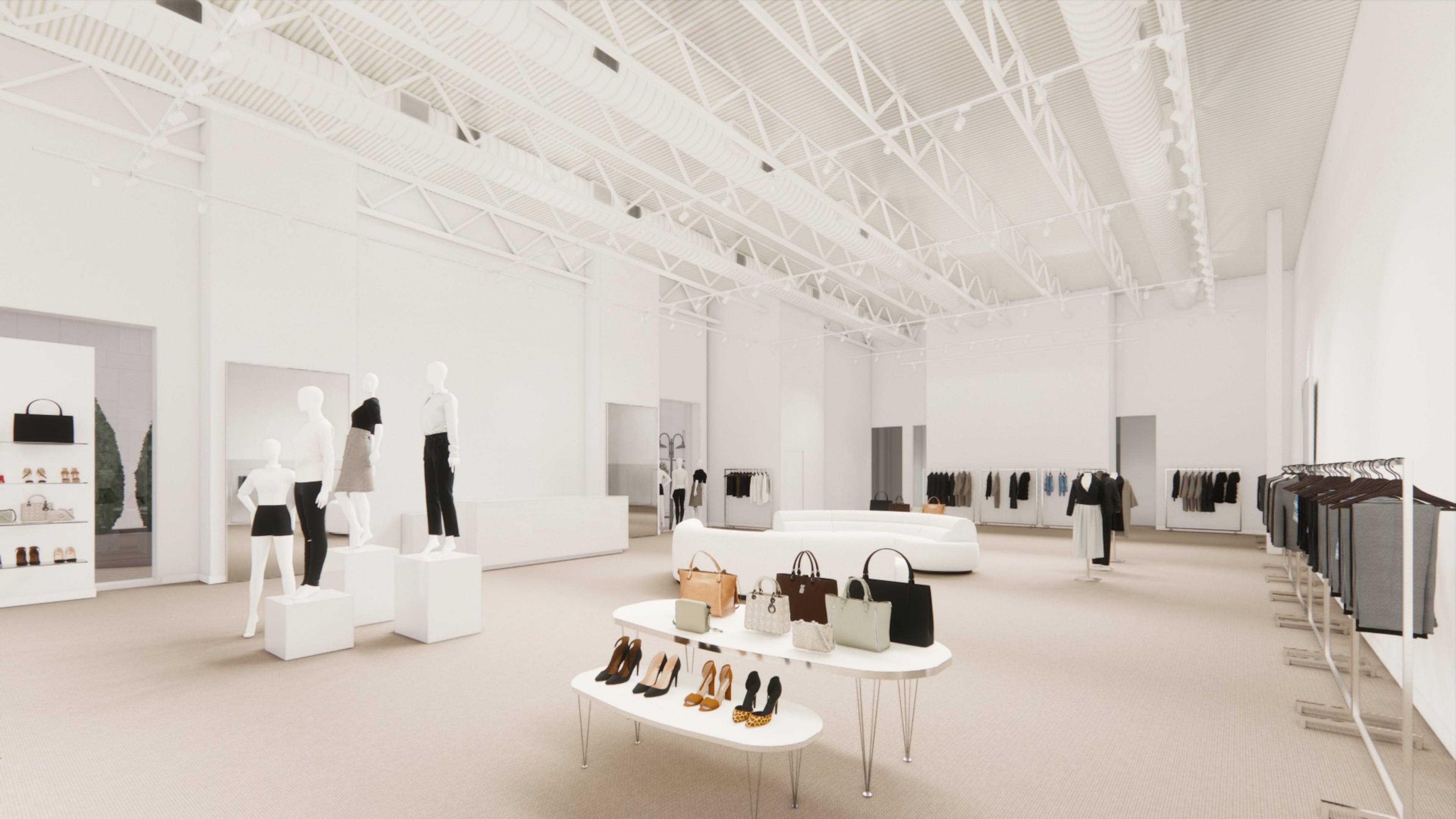 The new Jeffrey store in Buckhead will offer a curated mix of luxury designers such as Gucci, Balenciaga, Loewe, Bottega Veneta and Dries Van Noten. (Courtesy of Jeffrey)
