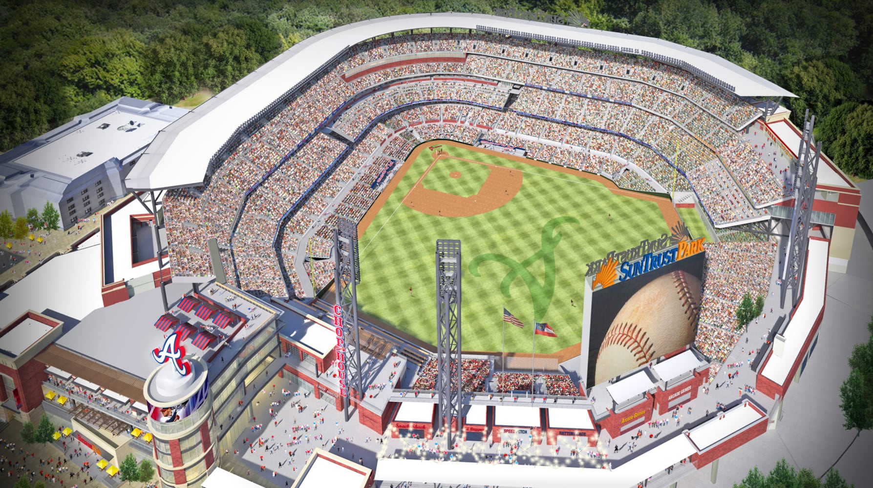 Braves stadium will be named SunTrust Park