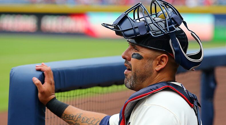 Gerald Laird has started 32 games this season for the Braves at catcher.