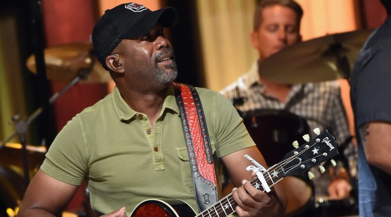 Darius Rucker heads to town on Saturday. Photo; Getty Images