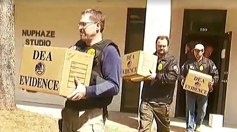 Agents with the Drug Enforcement Administration raided the Sandy Springs office of Dr. Arnita Avery-Kelly in April 2016. (Channel 2 Action News)