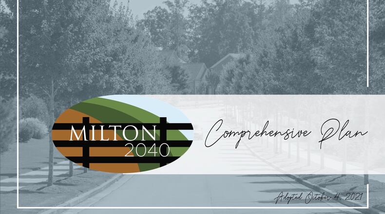 Following over a year of extensive input from citizens, the Milton City Council has passed the 2040 Comprehensive Plan. (Courtesy City of Milton)
