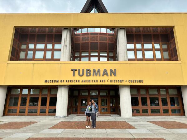 As part of a five-day road trip to five Black history museums in the Southeast, AJC columnist Nedra Rhone and her daughter Layla, 12, visited the Tubman Museum in Macon.
