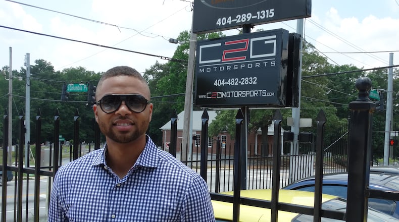 Dawan Malik, owner of C2G Motorsports in Atlanta, is competing on TruTV's newest reality show "Motor City Masters." CREDIT: Rodney Ho/rho@ajc.com