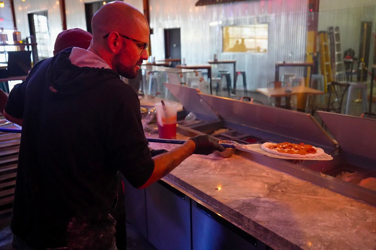 Monday Night Brewing co-owner Joel Iverson created a gluten-free pizza for his son, who has a gluten intolerance. (Courtesy of Monday Night Brewing)