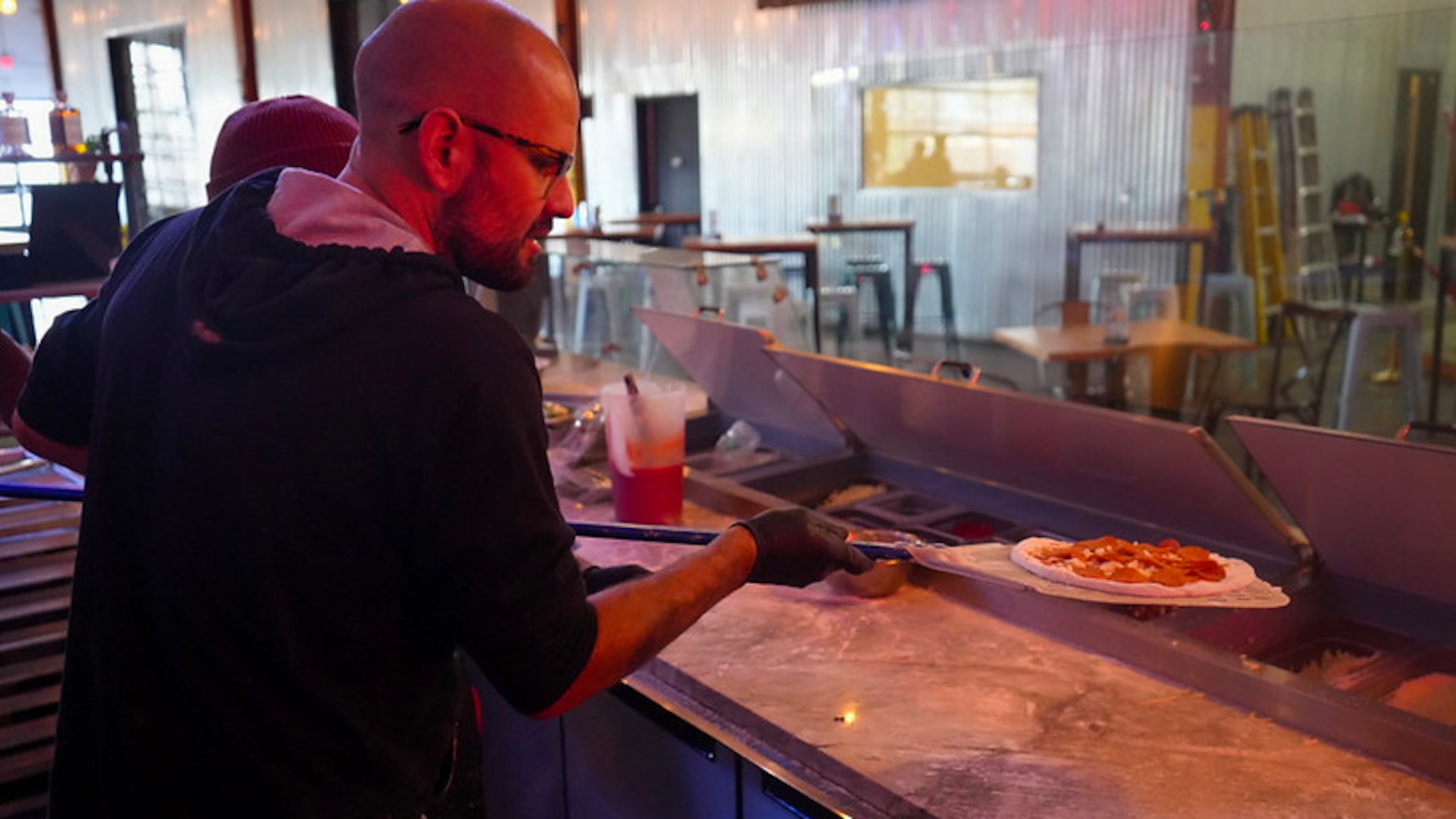 Monday Night Brewing co-owner Joel Iverson created a gluten-free pizza for his son, who has a gluten intolerance. (Courtesy of Monday Night Brewing)