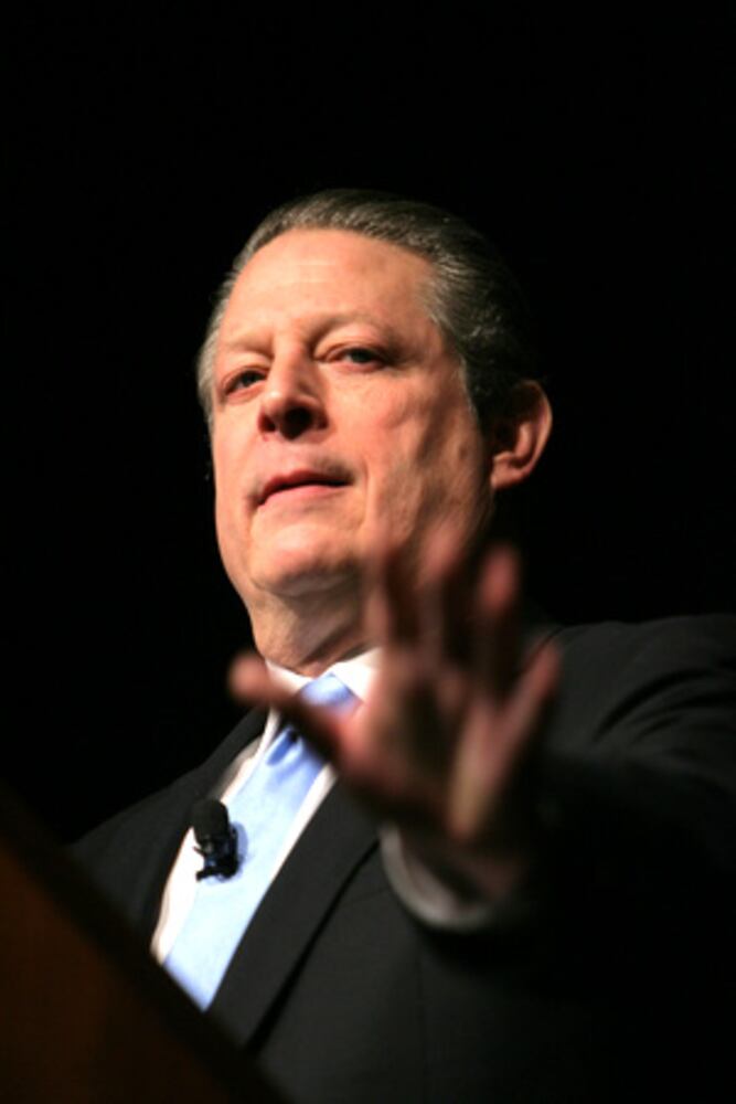 Al Gore preaches environmentalism