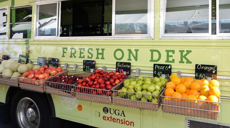 Fresh on DeK brings fresh fruits and vegetables to DeKalb County. COURTESY OF DEKALB COUNTY