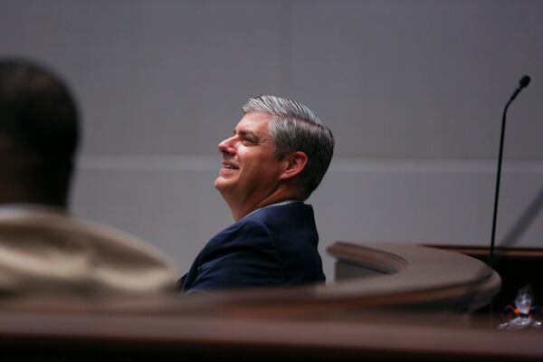 Fulton County Commissioner Bob Ellis, seen here in 2021. (Rebecca Wright for the AJC)