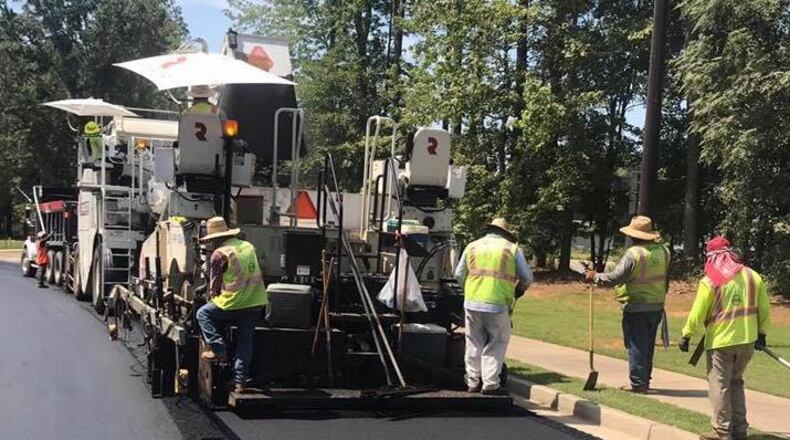 Sandy Springs recently awarded a $2.5 million paving contract to Blount Construction Company, Inc. to continue the city’s Pavement Management Program. (Courtesy Blount Construction Company)