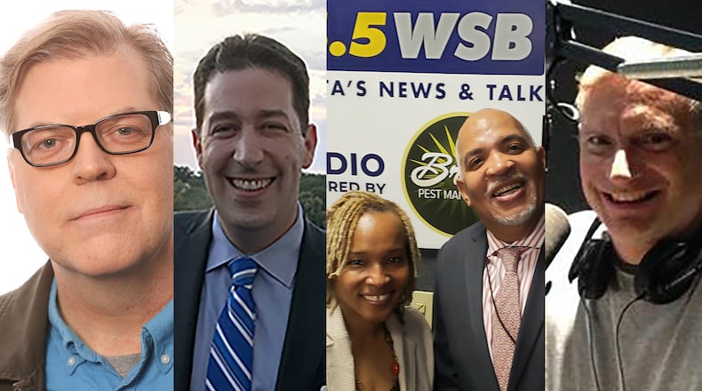 WSB radio has seen multiple changes recently involving Eric Von Haessler, Mark Arum, MalaniKai Massey, Shelley Wynter and Chris Chandler. AJC file photos